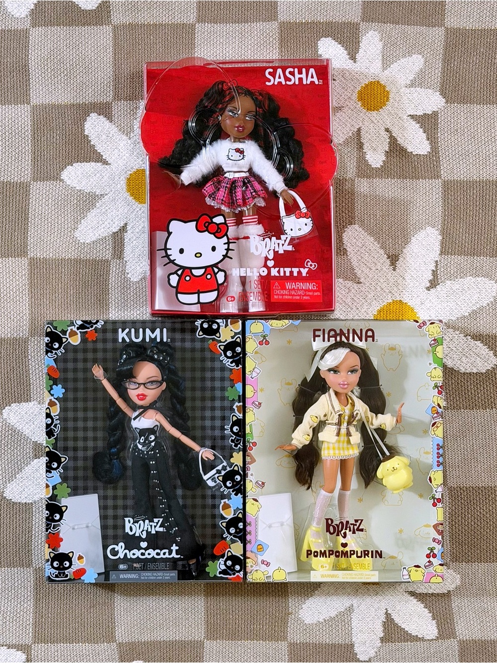 Bratz x Sanrio Hello Kitty and Friends Lot of 3